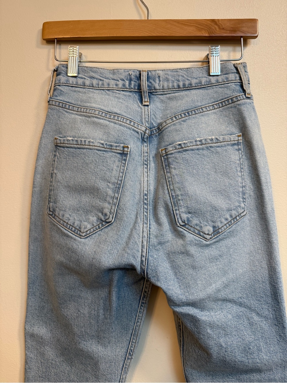 Agolde Riley High Rise Straight Crop Jeans - Picture 8 of 8